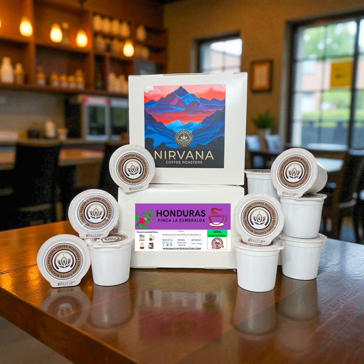 Honduras Finca La Esmeralda Single Serve Coffee Pods | 72-Hour Anaerobic Natural, Organic Specialty Coffee