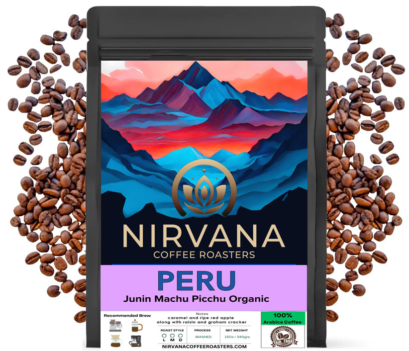 Peru Junin Machu Picchu Organic– Fresh Roasted Specialty Coffee | Smooth Body, Chocolate Notes & Citrus Finish | Artisan Small Batch (Copy)