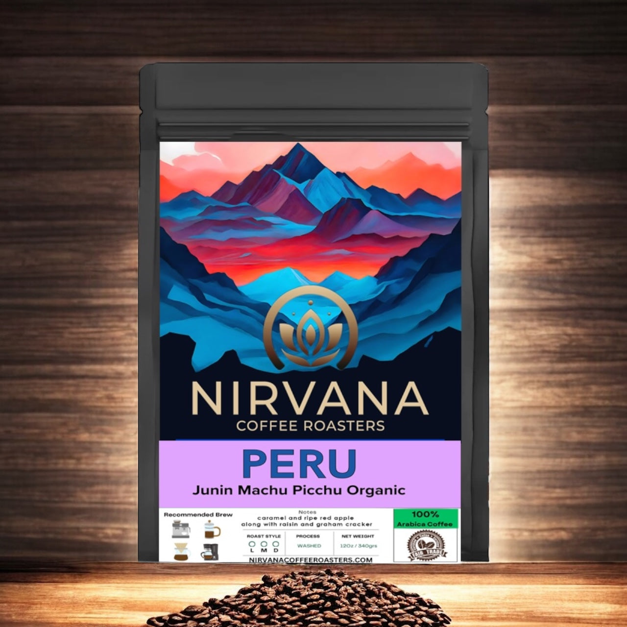 Peru Junin Machu Picchu Organic– Fresh Roasted Specialty Coffee | Smooth Body, Chocolate Notes & Citrus Finish | Artisan Small Batch (Copy)