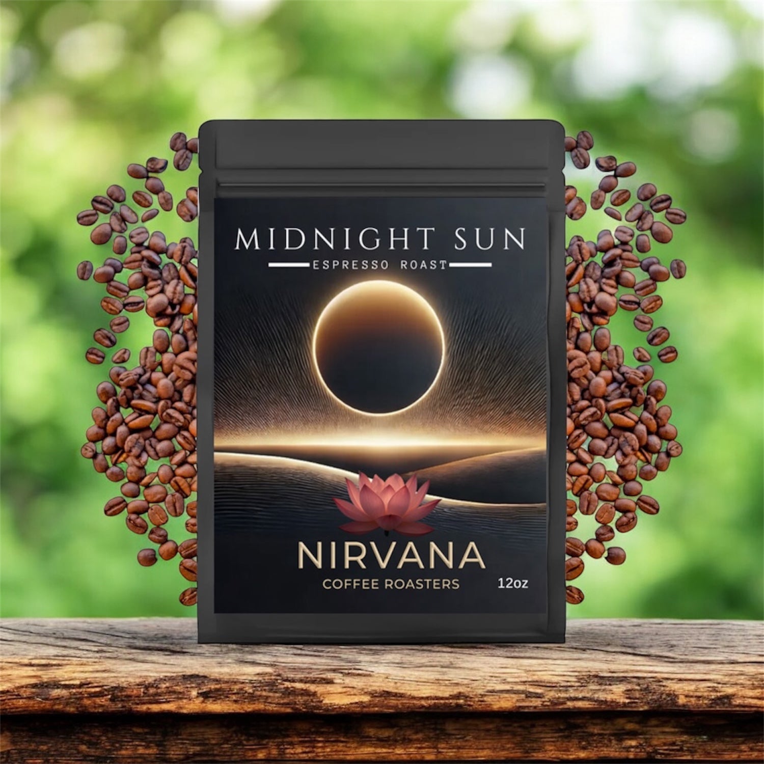 Midnight Sun ESPRESSO ROAST – Rich, Balanced & Freshly Roasted Beans Single Origin, Full-Body Specialty Coffee