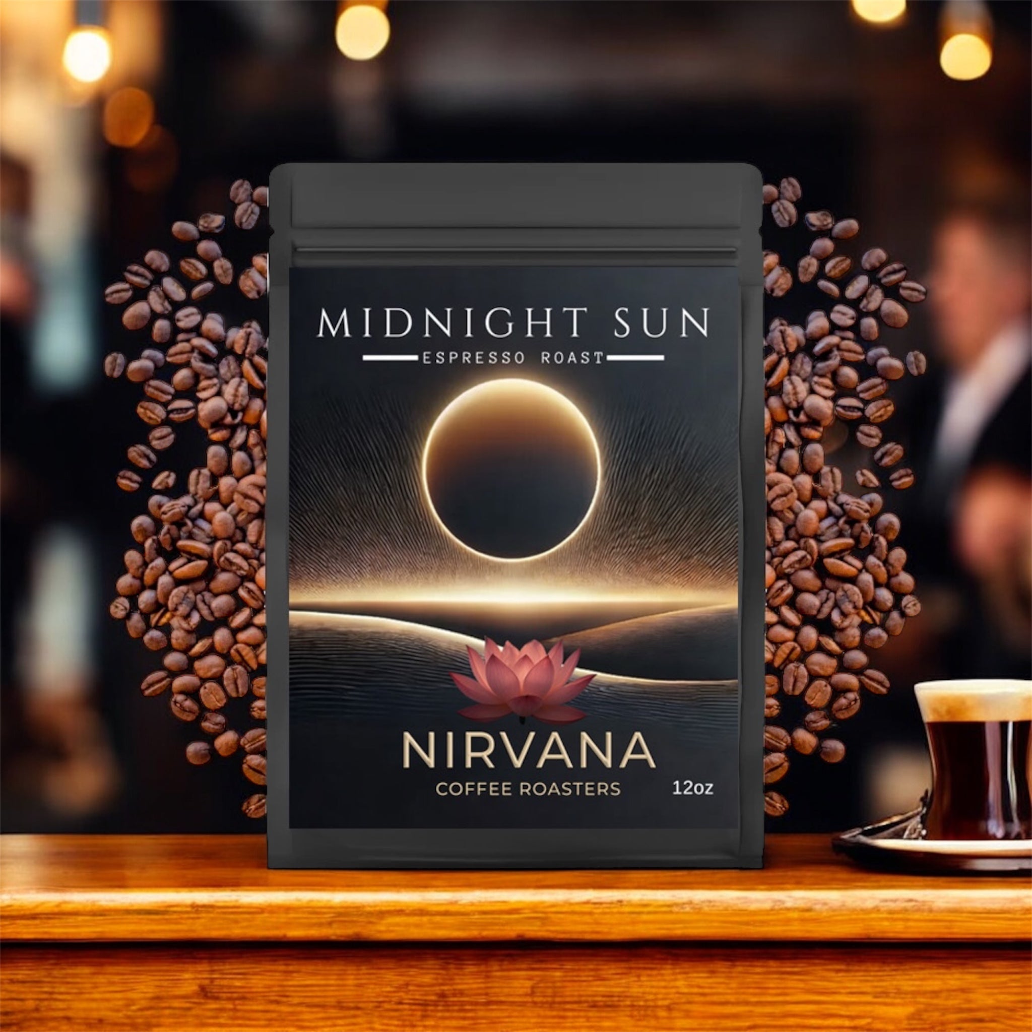 Midnight Sun ESPRESSO ROAST – Rich, Balanced & Freshly Roasted Beans Single Origin, Full-Body Specialty Coffee