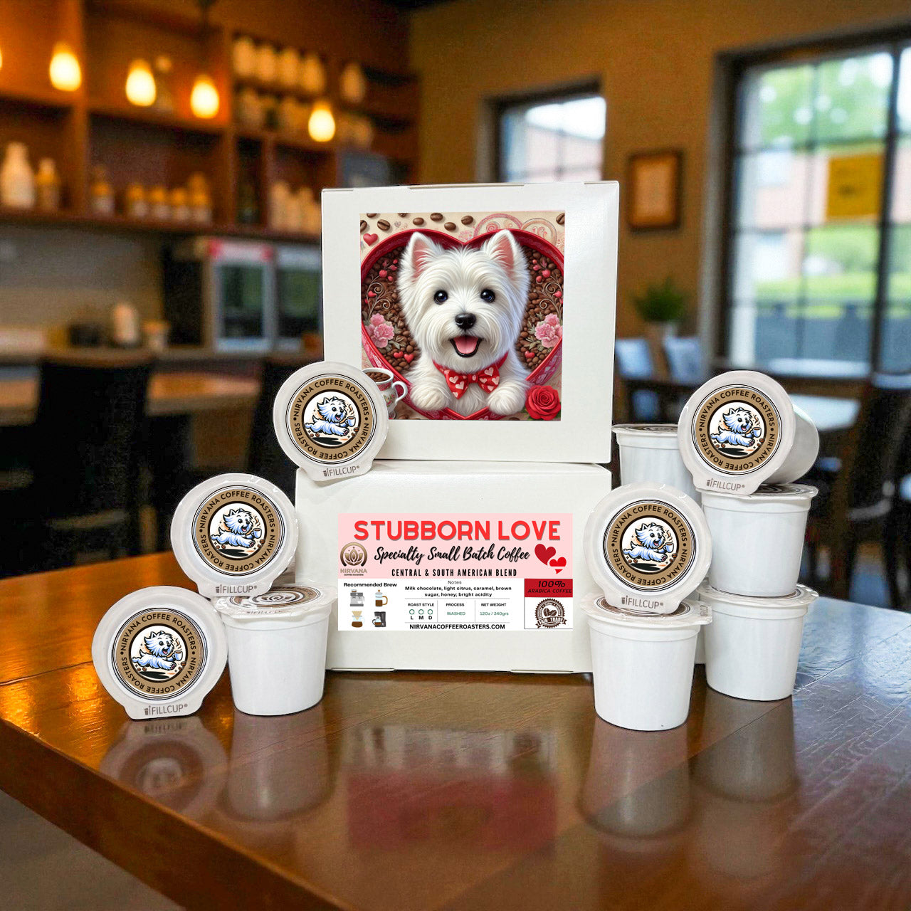 Stubborn Love Coffee Pods – Single Serve, K-Cup® Compatible | Single Origin Medium Roast | Smooth & Sweet Colombian Arabica (Copy)